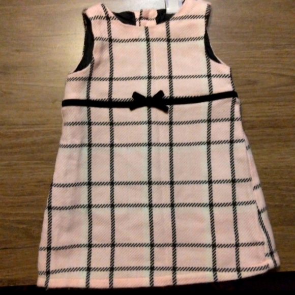 Old Navy Other - 12-18 Month Baby Pink Plaid Dress